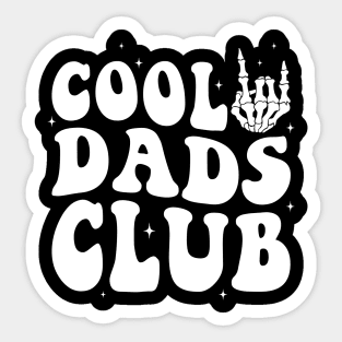 Cool dads Club Funny retro Sticker